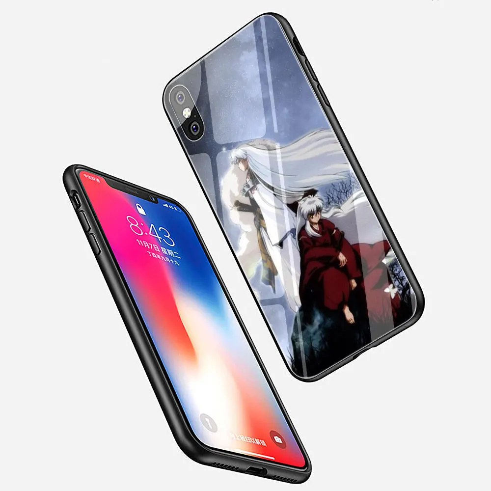 Inuyasha Аниме закаленное стекло чехол для телефона iPhone 11 Pro 6 6S Plus 7 8 Plus X XS XR XS Max