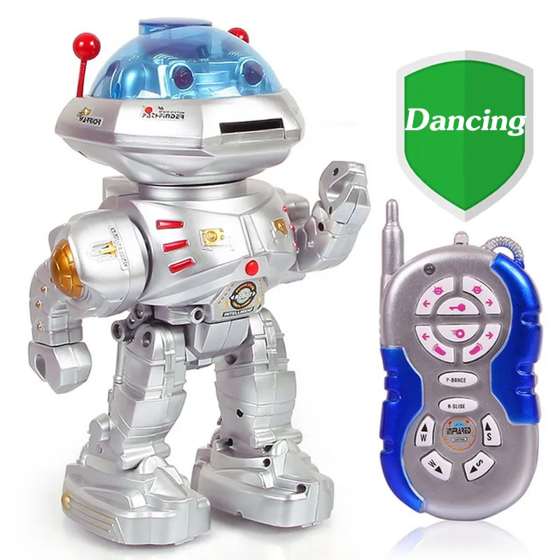 RC Умный Робот Игрушка 360 Вращающихся Танцы Музыкальный Прогулки Электронная Для