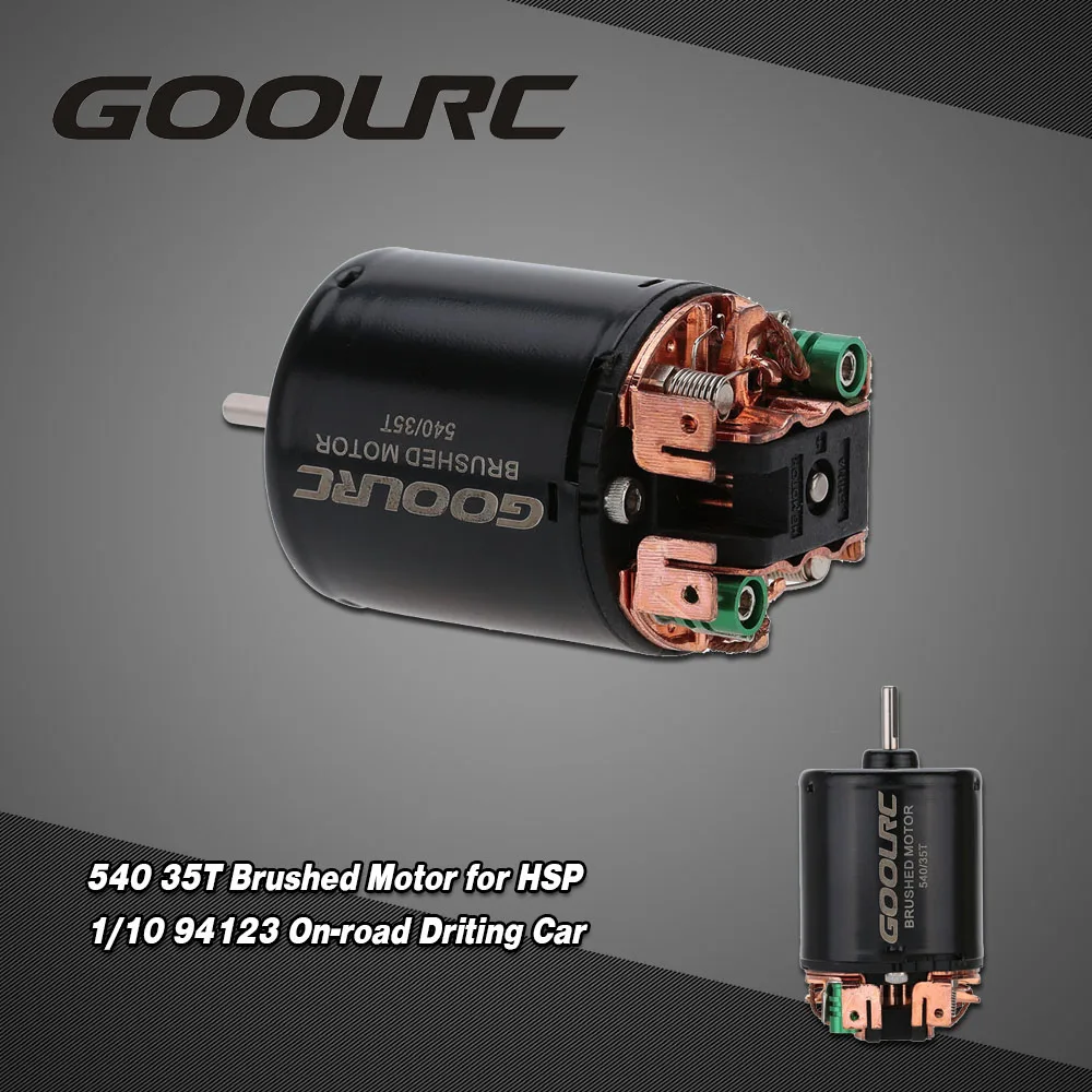 35T GoolRC 540 13T 17T 21T 23T 27T 35T 45T 55T 80T матовый мотор для радиоуправляемого автомобиля 1/10 Rock Crawler 4WD автомобиль Радиоуправляемый автомобиль запчасти Радиоуправляемый двигатель - Цвет: 35T