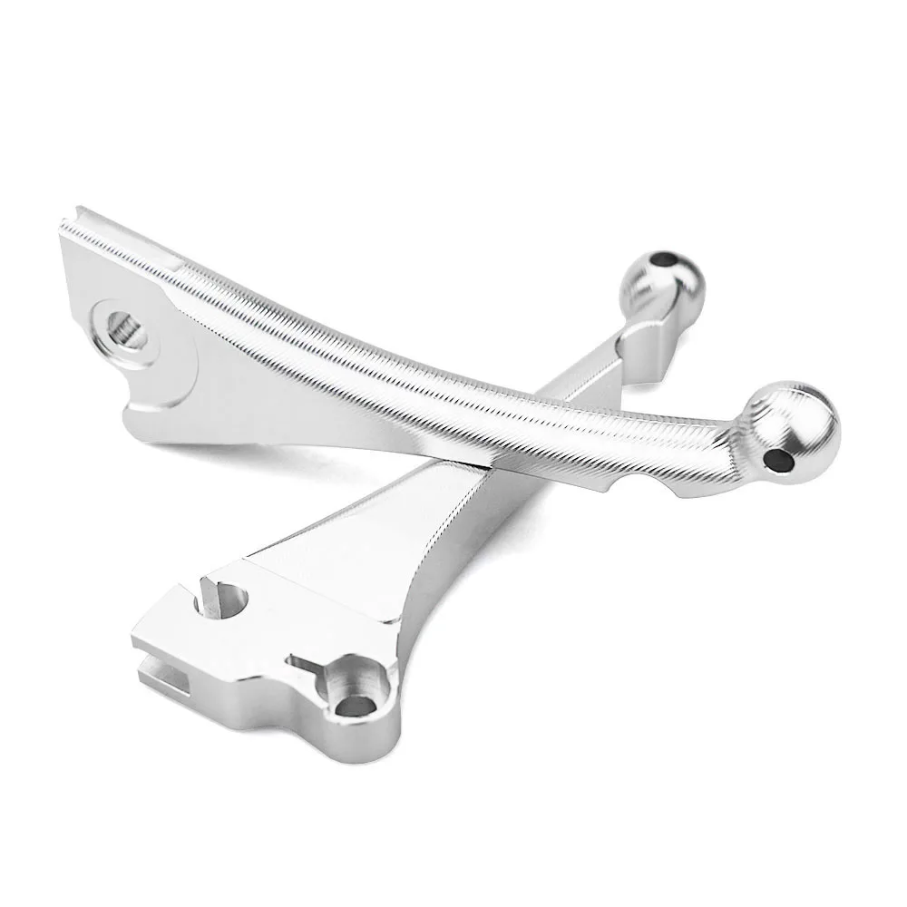 Sliver Black Мотоцикл с ЧПУ передние дисковые задние барабанные руль тормоза рычаги для VESPA S150 LX150 LXV150 PRIMAVERA 150 SPRINT 150 - Цвет: Sliver Black