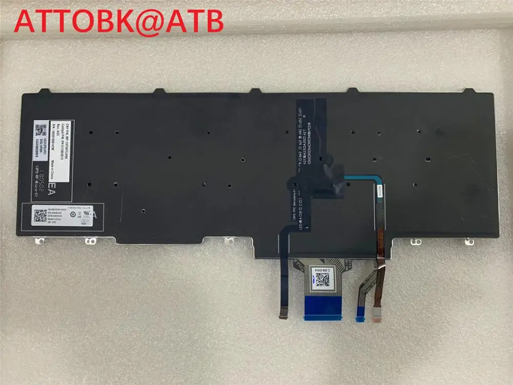 Новая Французская клавиатура для ноутбука DELL Latitude E5550 E5570 M3510 7510 M7510 7710 M7520 7720 FR