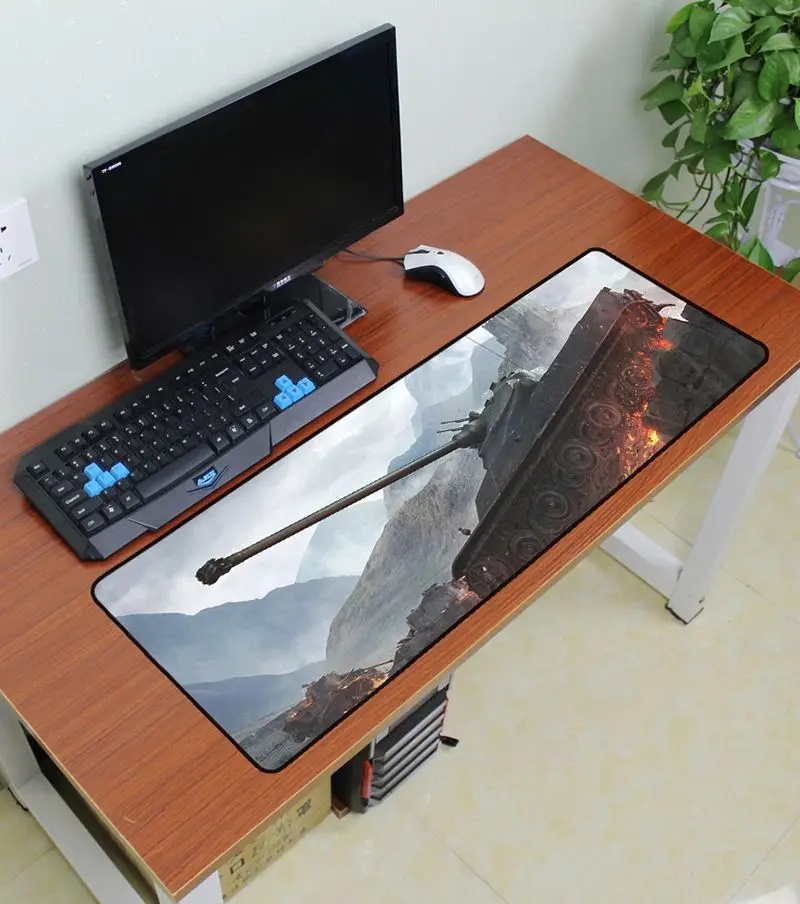 Коврик для мыши world of tanks 900x300 мм коврик notbook компьютерный популярный игровой