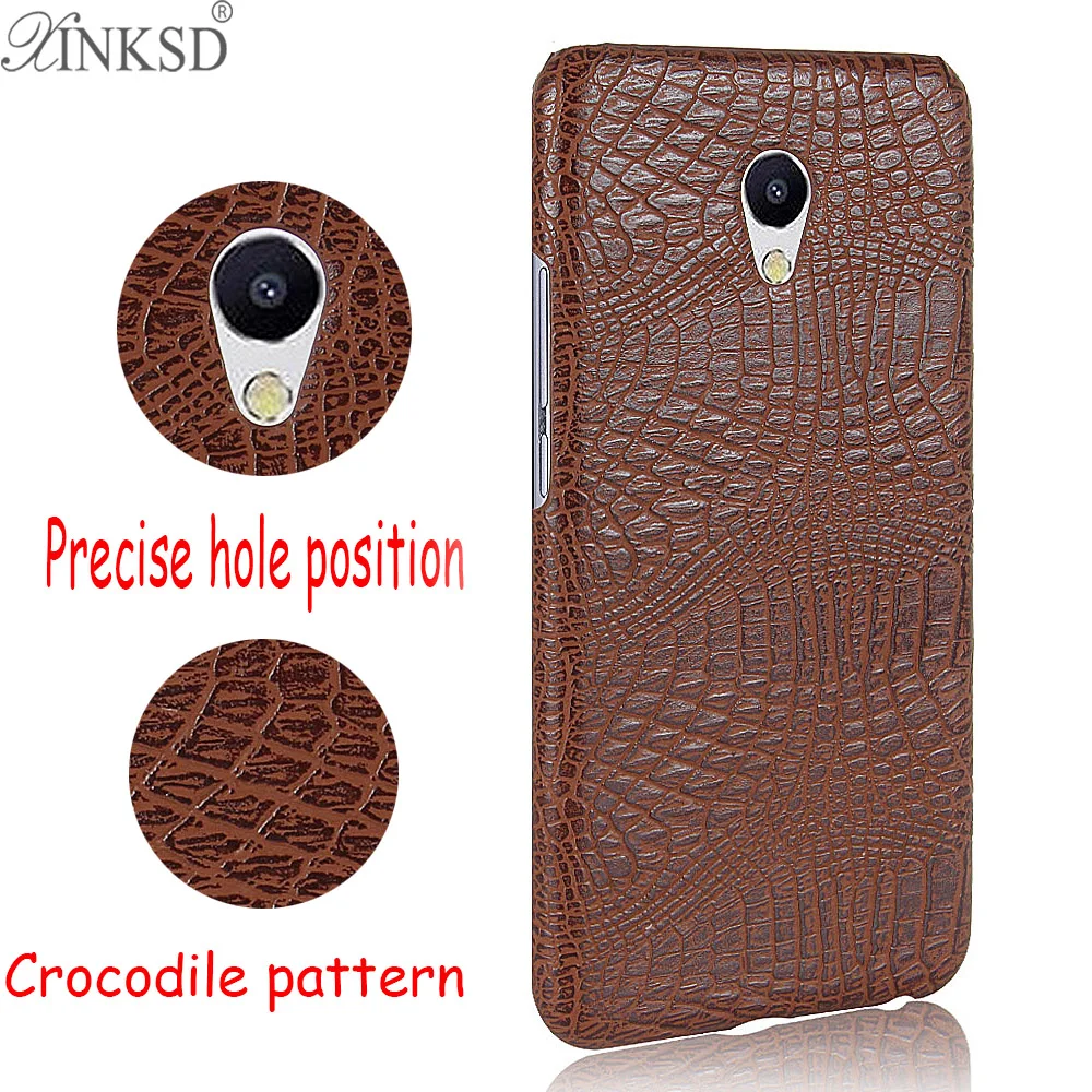 Роскошный Ультратонкий защитный кожаный чехол для телефона Meizu M6 M5 Note Pro 7 M5C M5S|case