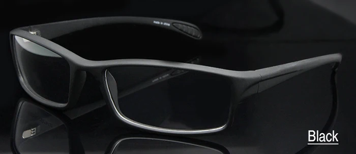 ESNBIE для мужчин s monturas de lentes hombre очки по рецепту TR90 гибкие оправы для очков для мужчин 6 база oculos de grau - Цвет оправы: Eyeglasses Frames bk