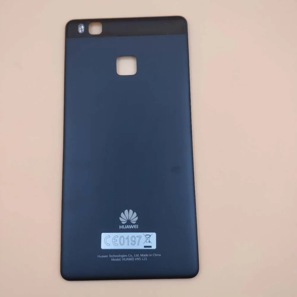 Оригинал Huawei P8 Lite 2017 Задняя крышка батареи задняя дверь для P9Lite стеклянная Корпус
