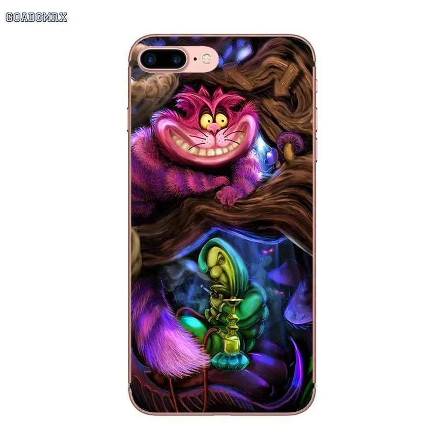 Для Huawei P Smart G7 G8 P7 Mate 10 P20 Pro P8 P9 P10 Lite Mini GR5 2017 Movie Alice In Wonderland Чеширский Кот ТПУ чехлы |