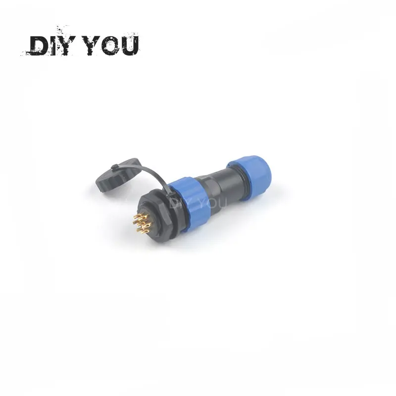 SP16 IP68 водонепроницаемый док авиационным соединителем с разъемом папа и муфтовый