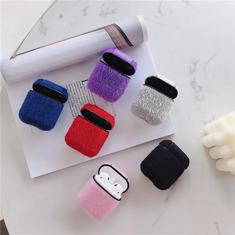 Для AirPods чехол роскошные наушники чехол для Apple Airpods 2 защитный чехол Funda с кольцом на палец