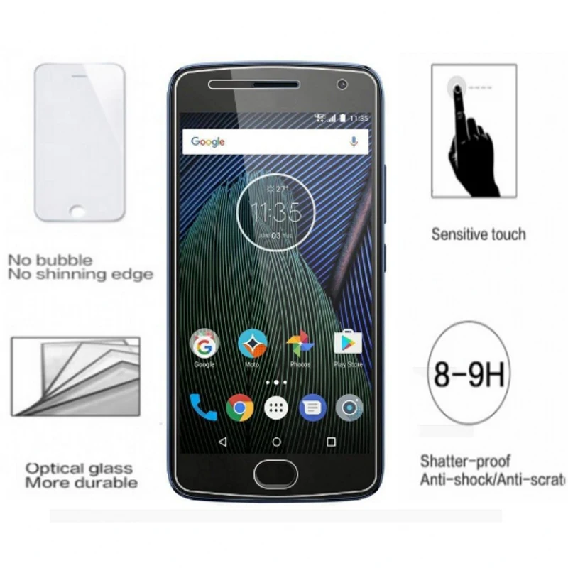 OriWood 2 шт 9H 2.5D Премиум Закаленное стекло-экран протектор для Motorola Moto G5S Plus E4 Z2 Z Play