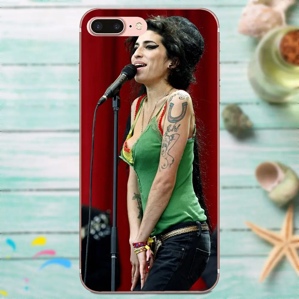 Singer Amy Jade Winehouse For Huawei Mate 7 8 9 10 20 P8 P9 P10 P20 P30 Lite Plus Pro 2017 TPU Capa Cover | Мобильные телефоны и