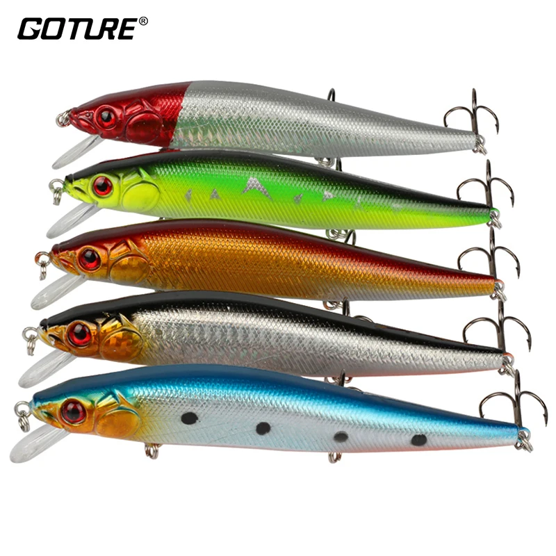 

Goture 16cm/23g Floating Minnow Fishing Lure Wobblers Hard Lures Artificial Bait with 3D Eyes Fishing Accessories