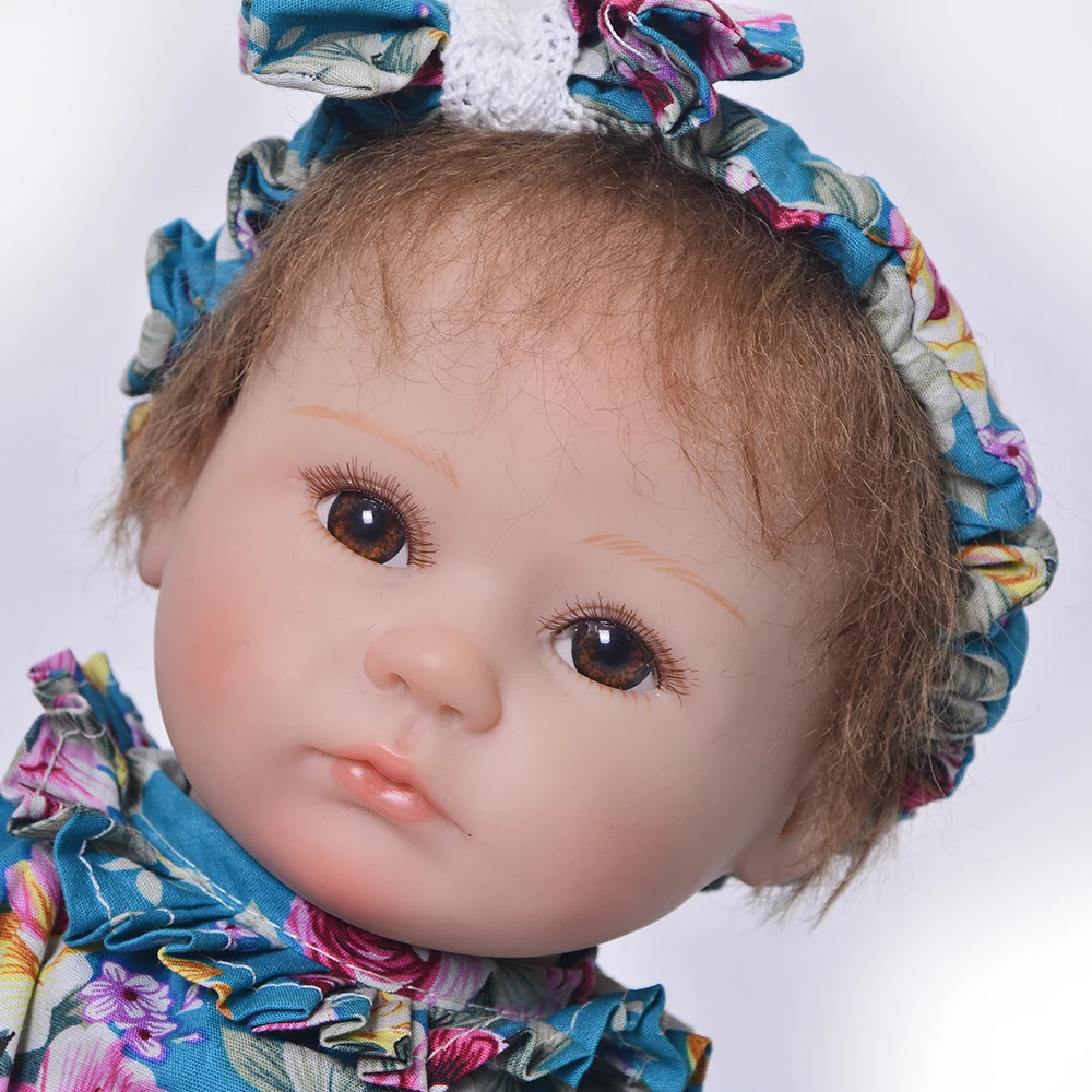 43 см Кукла reborn силиконовая Reborn Bebe живая кукла детский подарок игрушка куклы
