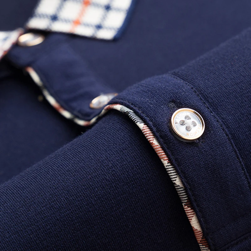 Осенние новинки 2016 г. Мужская футболка с длинными рукавами поло хит сезона лацкан