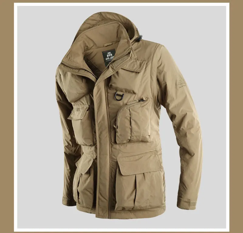 Men Quick Dry Jacket New Arrival Spring Autumn Brand Clothes Khaki Pockets Design Casual Coats Hooded Men CLOTHING Hot Sale