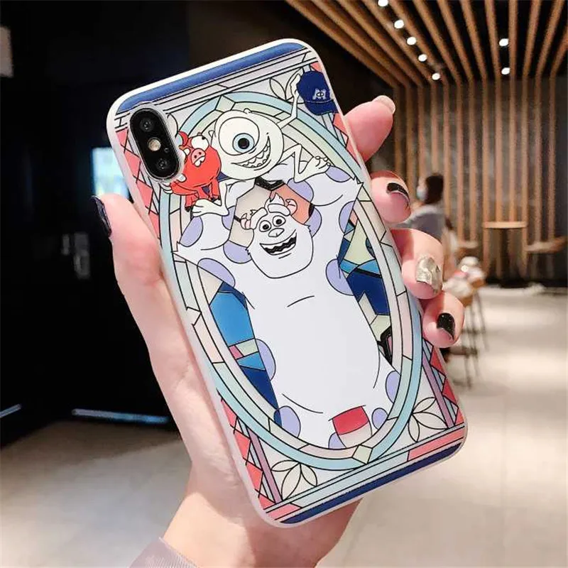 Monsters University Soft Phone Case for iPhone 6 6s X XR XS MAX Cute Tigger 8 7 plus TPU Cover |