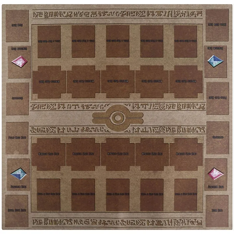 Игровой резиновый коврик 60x60 см в стиле Галактики для соревнований игровой
