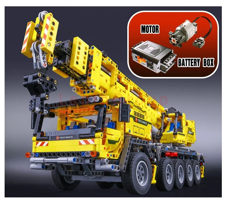 LP 20007 EPIN 20006 L350F колесный погрузчик 20004 кран Mk II Модель Строительный набор блоки
