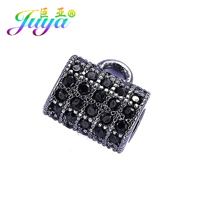 Juya DIY ювелирные изделия перлы проложить Циркон большое отверстие Кристалл залог
