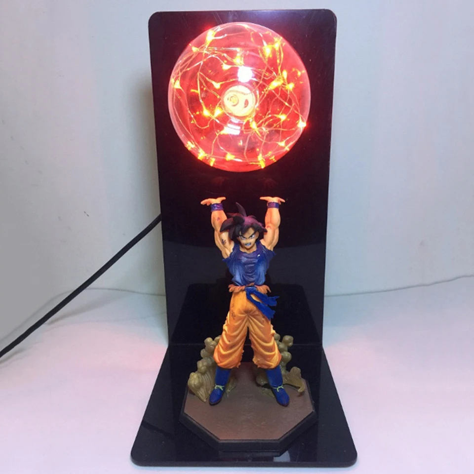 Прямая поставка Dragon Ball Z Сон Гоку прочность бомба светодиодный ночной Светильник Dragon Ball Z настольная лампа для любителей аниме исследование Спальня украшения