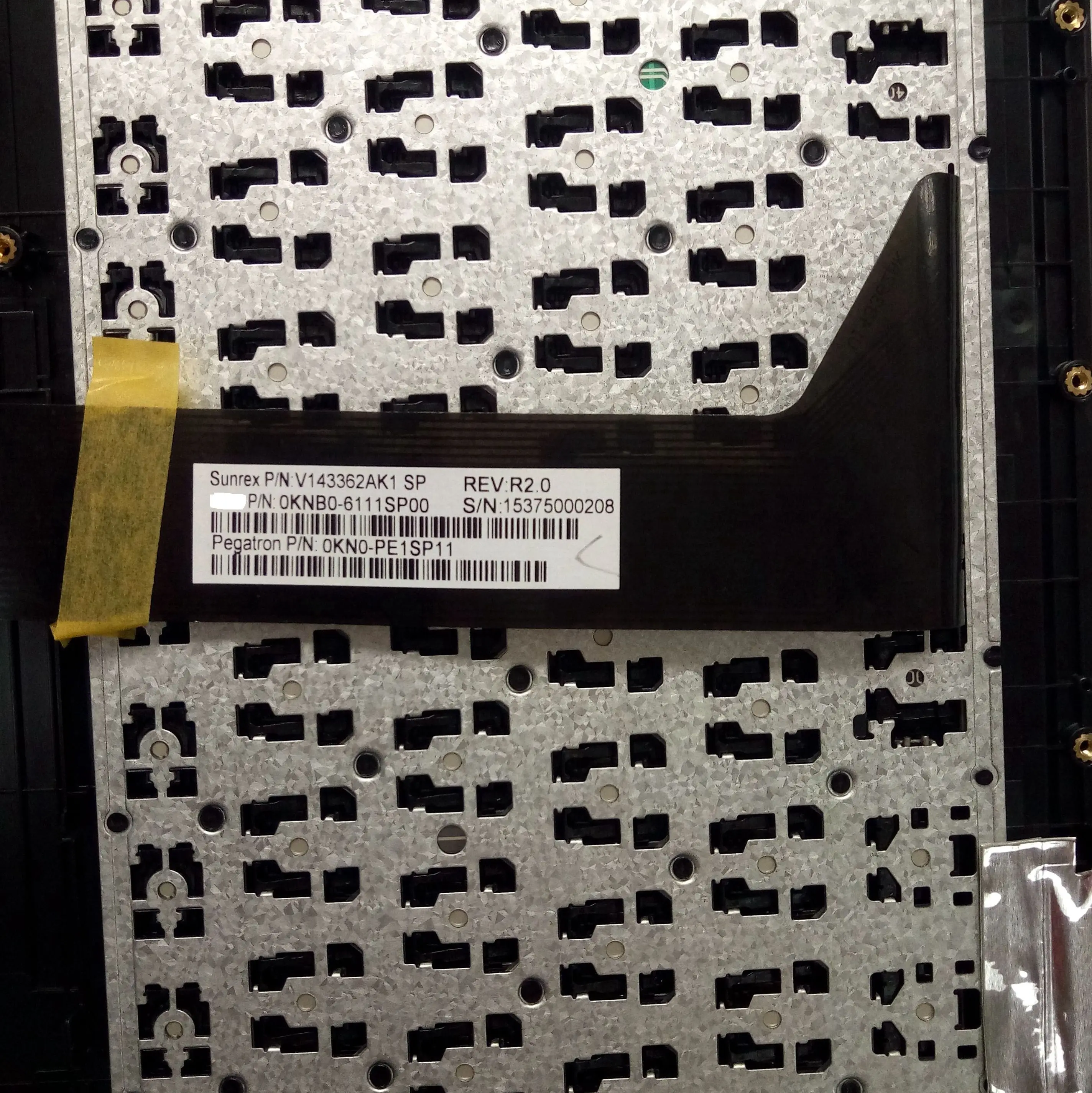 Подлинный Испанский Teclado Для Asus X550C X550CA X550CC X550CL клавиатура Topcase с серой Упор для рук