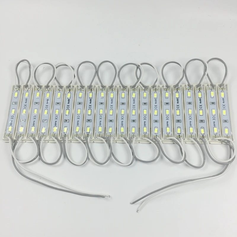 1000 шт DC12V SMD5730 5630 Светодиодный модуль Водонепроницаемый светодиодный Подсветка для объемных букв и рекламные вывески