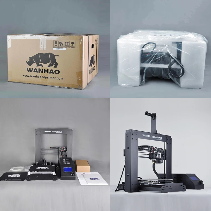 Дешевый высококачественный Дубликатор Wanhao I3 V2.1 (Prusa i3) комплект 3D принтера с