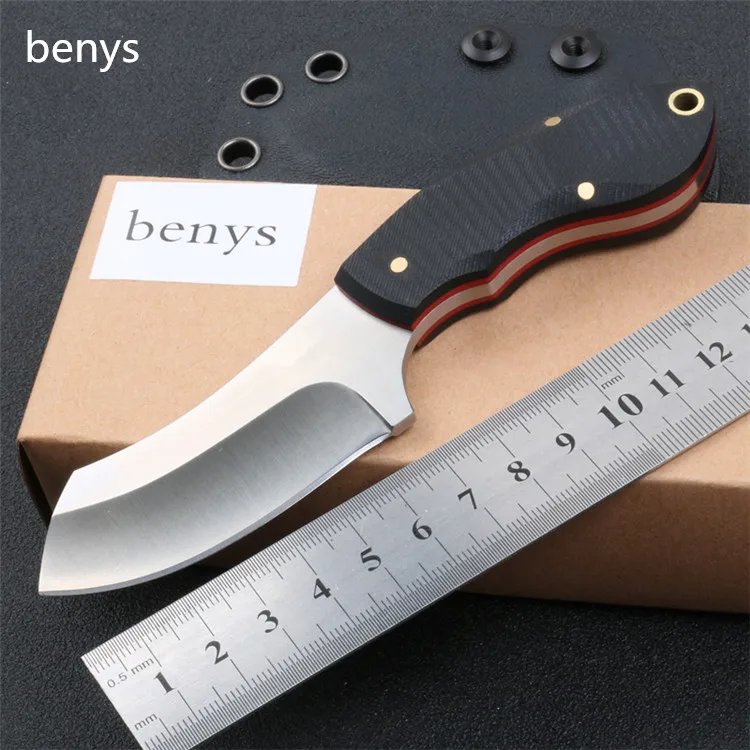 Benys KYDEX оболочка охотничья кожа Нержавеющая сталь Фиксированное Лезвие Нож Кемпинг Карманные Ножи EDC кухонные инструменты выживания