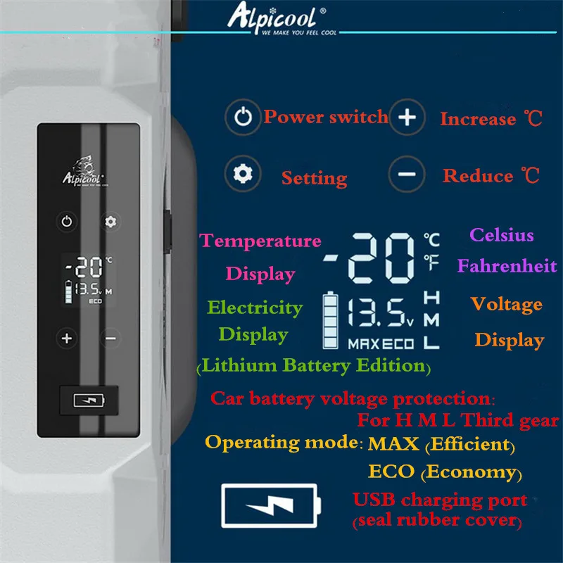30L холодильник автохолодильник 12V Портативный мини-холодильник Компрессор автомобильный холодильник автомобильный кемпинг Nevera НЧ-динамик, Bluetooth