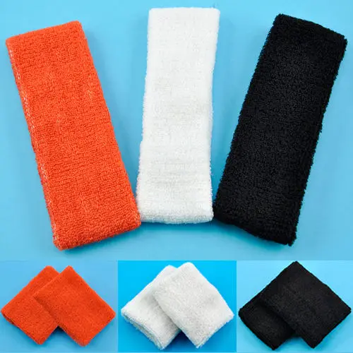 Неоновая повязка от пота на голову и 2 браслета нарядное платье FUN RUN Orange|Поддержка