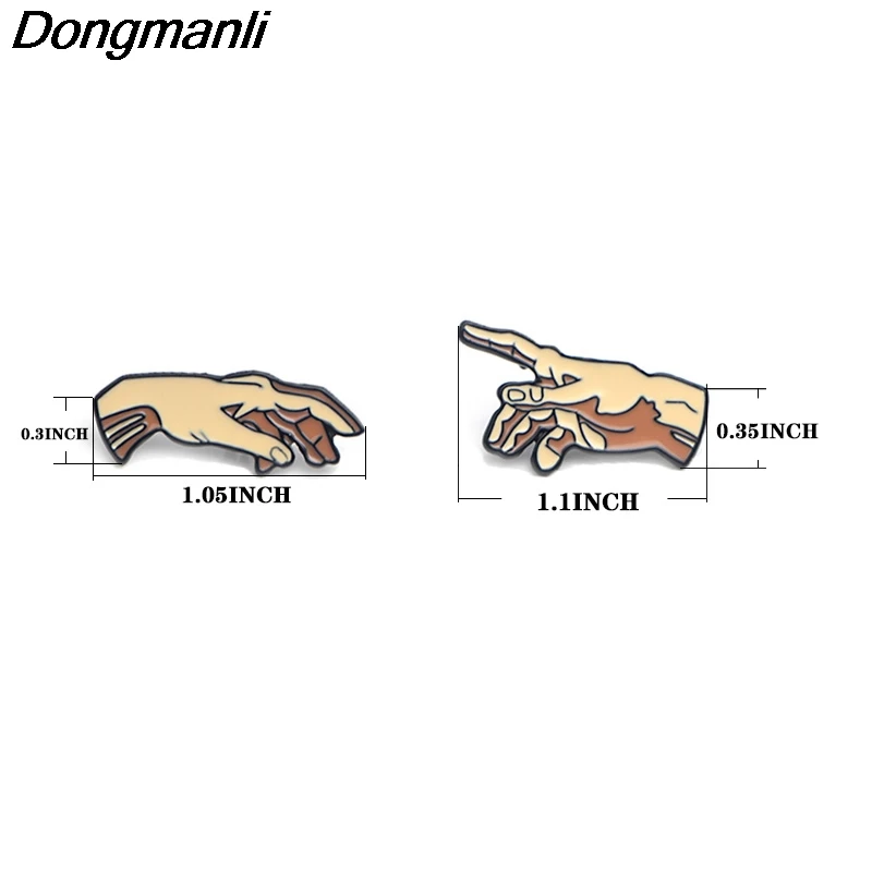 P3799 Dongmanli модная эмалированная булавка коллекция создание Adam Броши искусство
