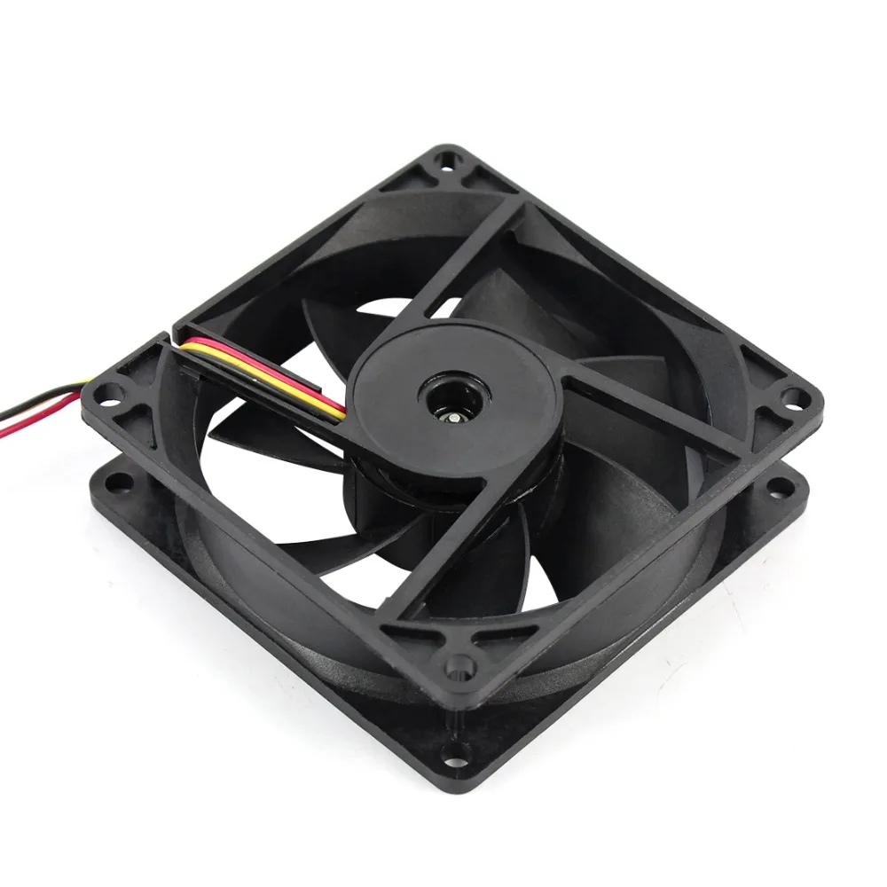 XT-XINTE 8 см вентилятор с охлаждением двойной большой 4 pin/3 pin 80x80x25 мм чехол для компьютера вентилятор 12 в процессор 8025 PC охлаждающий бесшумный вентилятор разъем материнской платы