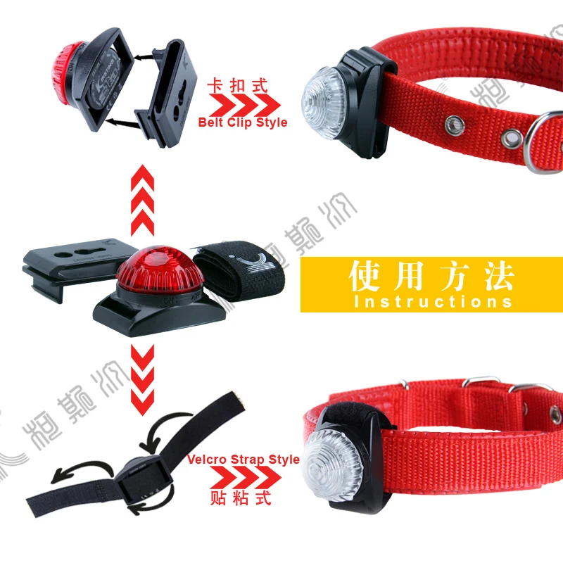 Светодиодный ошейник для собак вспышка в темноте ночник безопасный свет