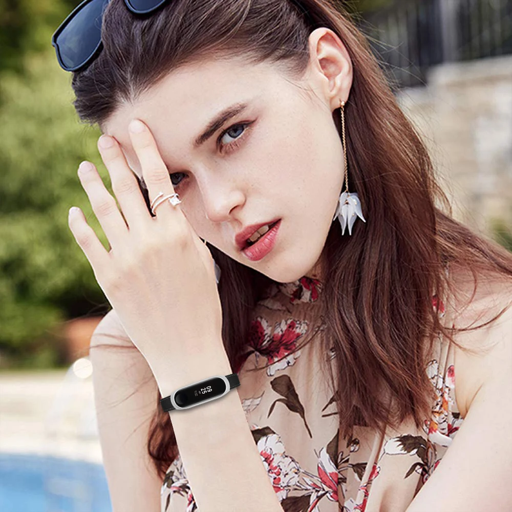 Joyozy кожаные Смарт-часы ремешок для xiaomi mi band 4/3 ремешок mi band Замена многоцветный ремешок для часов xiaomi mi Band 3/4