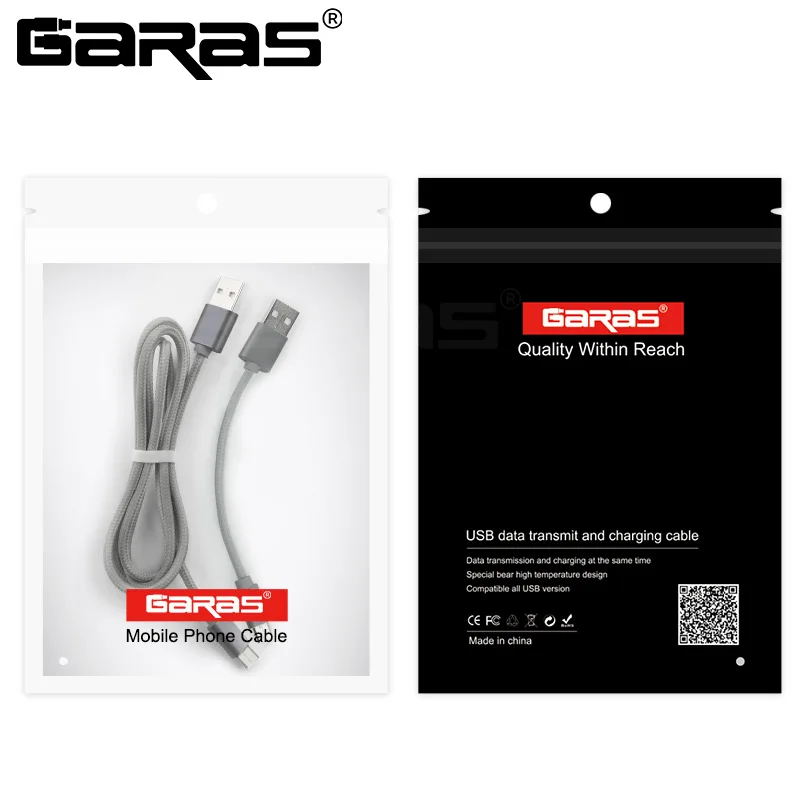 GARAS кабель USB Type 3A быстрое зарядное устройство/кабель для передачи данных Micro/Type C