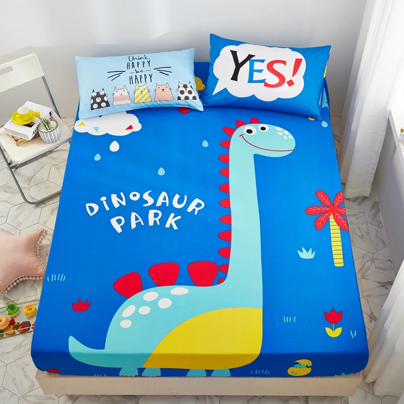 1 шт. хлопок мультфильм постельные принадлежности рисунок с животными простыня