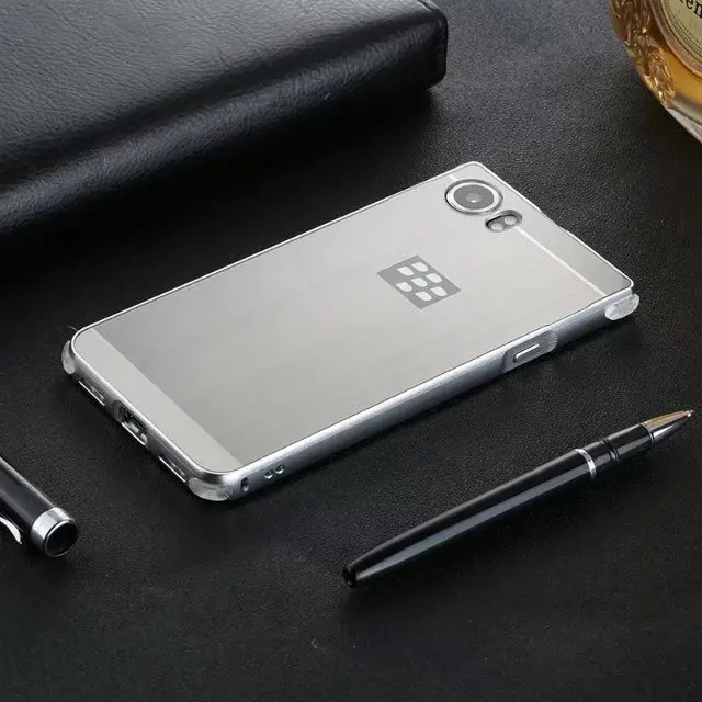 Для BlackBerry KEYone чехол для телефона металлический алюминиевый бампер+ PC акриловый 2 в 1 гибридный Чехол Двойной защитный чехол для KEYone