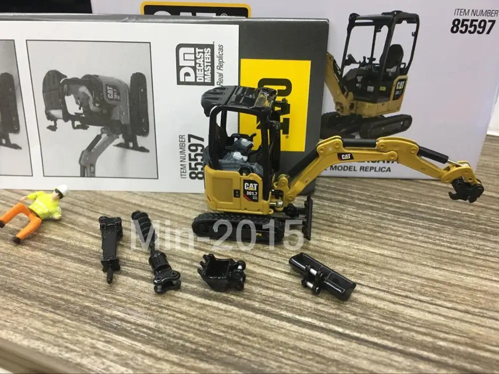 Мини гидравлический экскаватор Caterpillar Cat 301 7 CR масштаб 1:50 металл от Diecast Masters