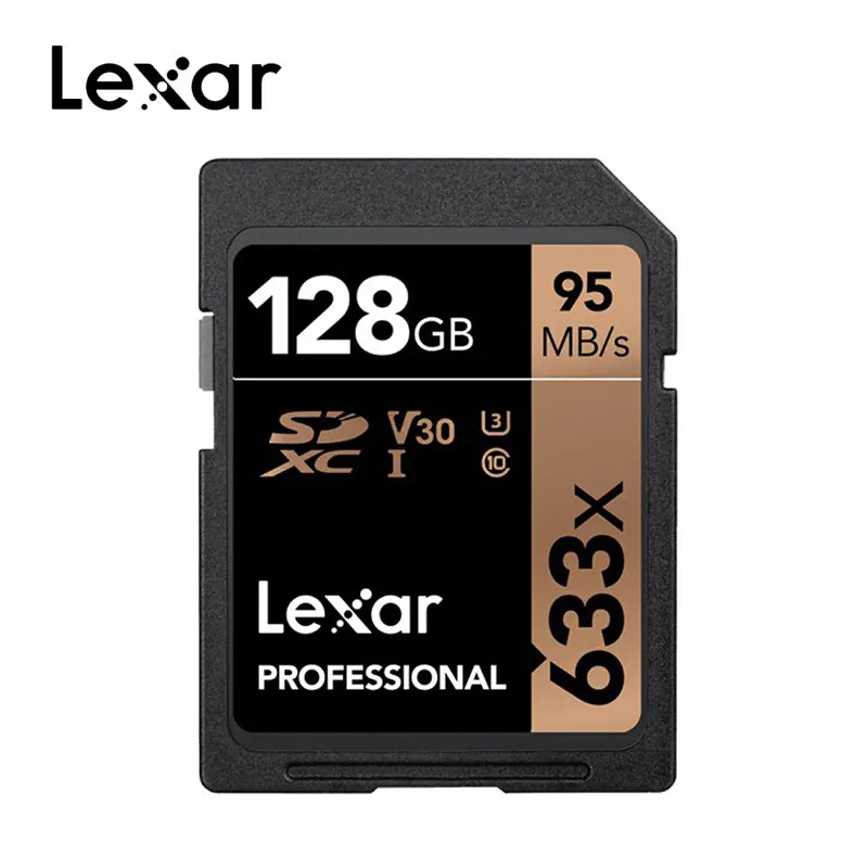 128 ГБ Lexar 32 Гб 64 Гб класс 10 SD SDHC SDXC карта памяти в sd-карте 128 ГБ 256 ГБ 512 г 95 МБ/с./с для цифровой SLR/HD камеры - Емкость: 128 ГБ
