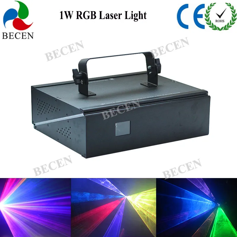 1 Вт RGB DMX полный цвет ILDA Анимация Лазерный Свет DJ Этап 1000 мВт для продажи|Эффект