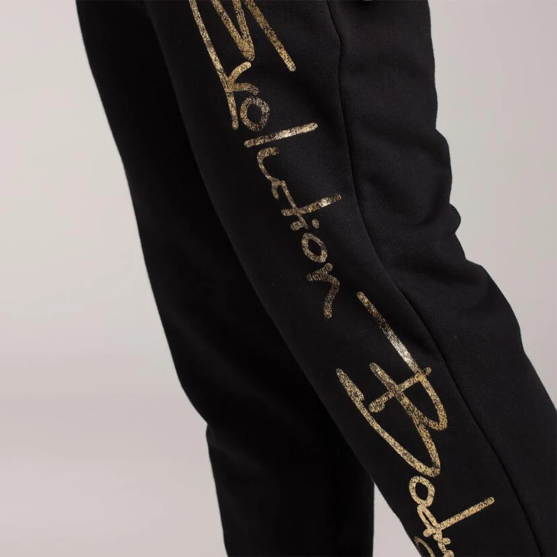 Последние буквы печати мужские спортивные тренировочные штаны модные