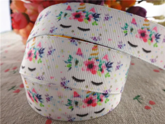 

7/8" (22mm) 50 yards/lot cartoon printed grosgrain ribbons animals ribbon DIY handmade materials MD18022626