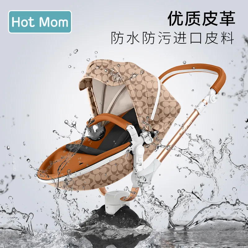 Детская коляска Hotmom 2 в 1 с возможностью поворота на четыре колеса | Мать и ребенок