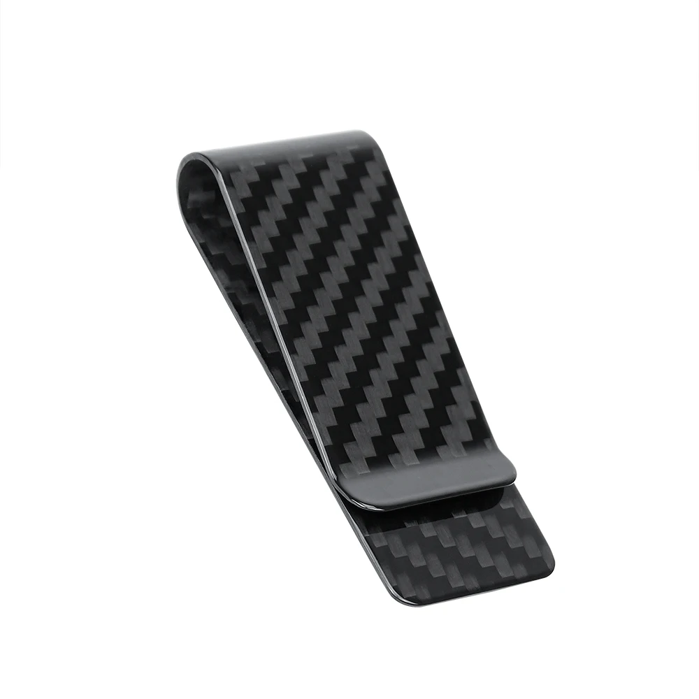 Monocarbon Minimalist Genuine Carbon Fiber Money Clips Medium Wallets Aramid Fiber Clamp For Money