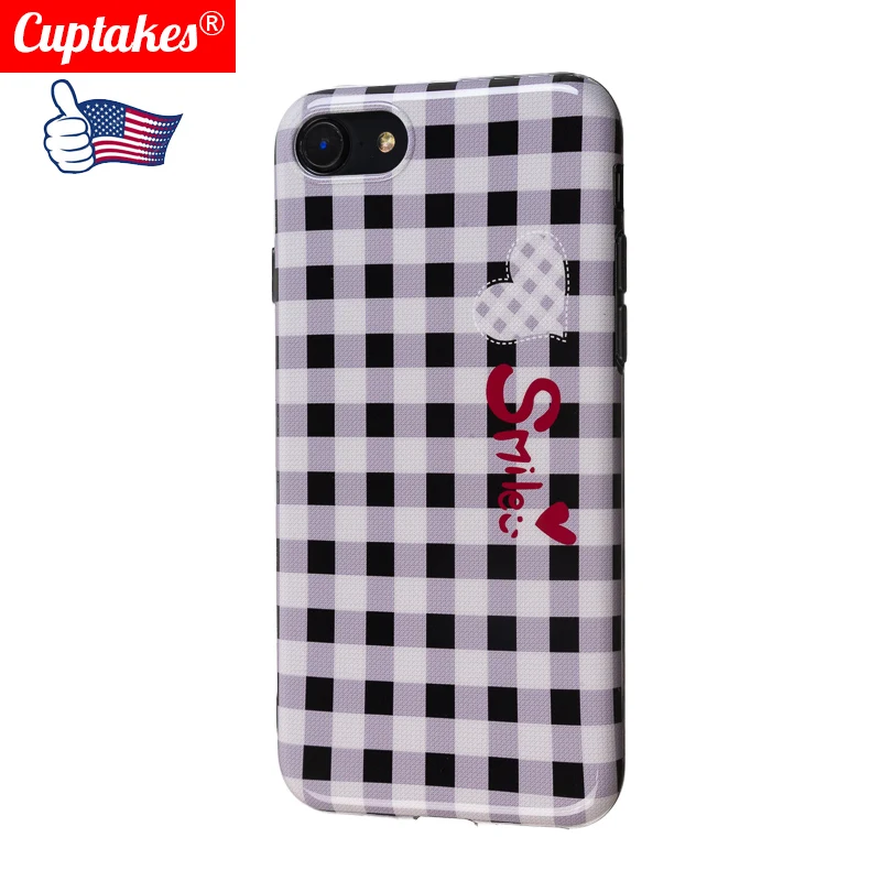 Case for iPhone XS Max XR X 8 Plus 7 TPU Soft Silicon Cover 6S 6 Coque Cute Korea Pattern Smile Love Bear | Мобильные телефоны и