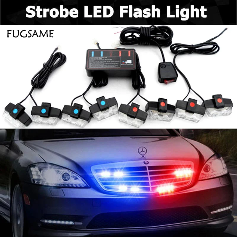 FUGSAME автомобиль 51035led мотоцикл вспышка стробоскоп предупреждение EMS полицейский