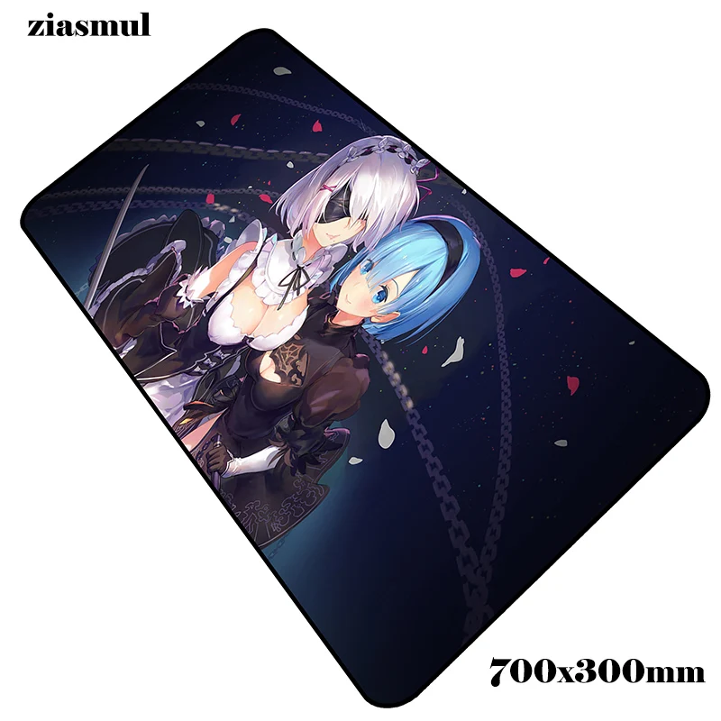 size 700x300x2mm Сексуальный коврик для мыши 700x300x2 мм, коврики для компьютерной мыши в стиле аниме, игровые аксессуары, японский коврик для мыши, клавиатура, игры, pc gamer, подарок для девочки - Цвет: size 700x300x2mm
