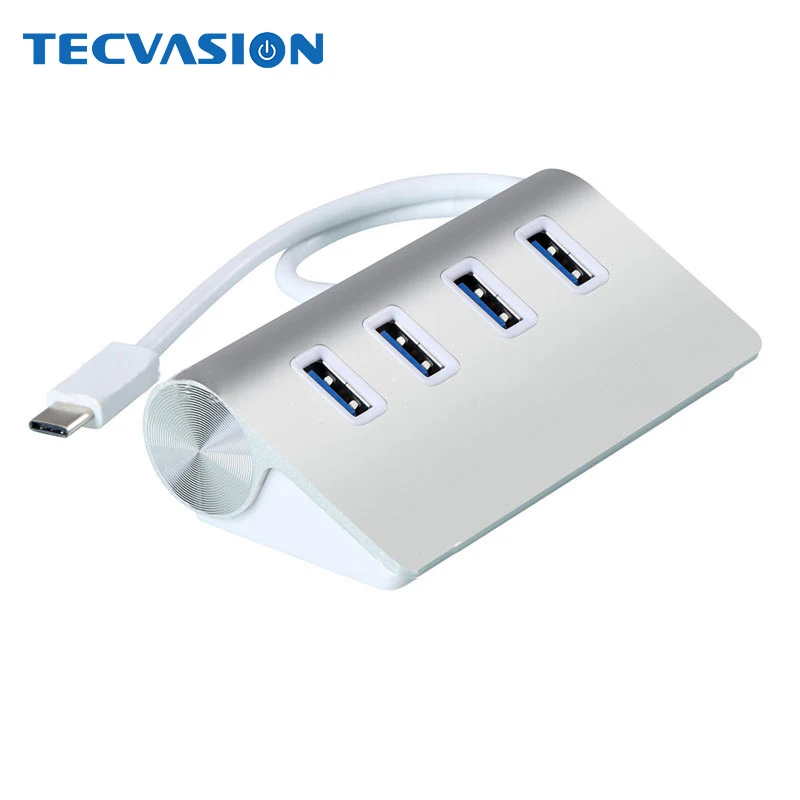 Usb-концентратор Type-C из алюминиевого сплава концентратор USB 3 1 к 0 4 порта адаптер