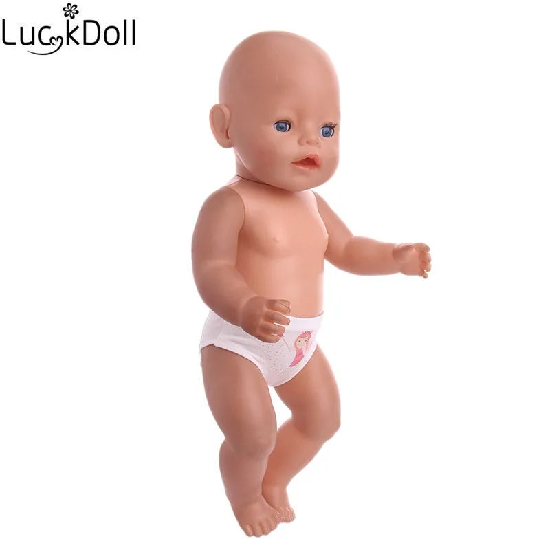 Luckdoll новые кукольные аксессуары мультфильм трусики подходят 43 см кукла, лучший подарок для детей