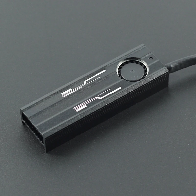 M.2 радиатор ssd алюминиевый лист теплопроводность Кремниевая пластина Вентилятор охлаждения Радиатор PCIE NVME SSD радиатор