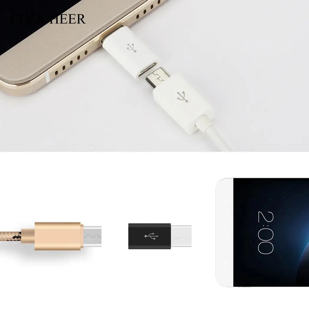 USB в C микро Конвертер Тип соединитель папа адаптер женский|Кабели передачи